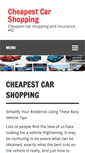 Mobile Screenshot of cheapestcarinsurancehq.com